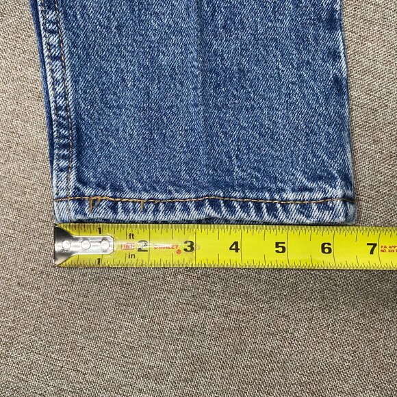 Levi's Premium 512 SLIM Taper Denim Jeans Men's 36 x 34 Mid Rise Blue - Picture 12 of 13